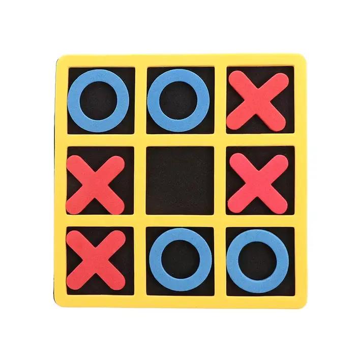Jeu de société de loisirs pour l'interaction parent-enfant, échecs OX, jouets éducatifs amusants et