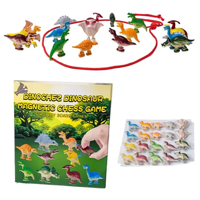 Jeu d'échecs magnétique dinosaure