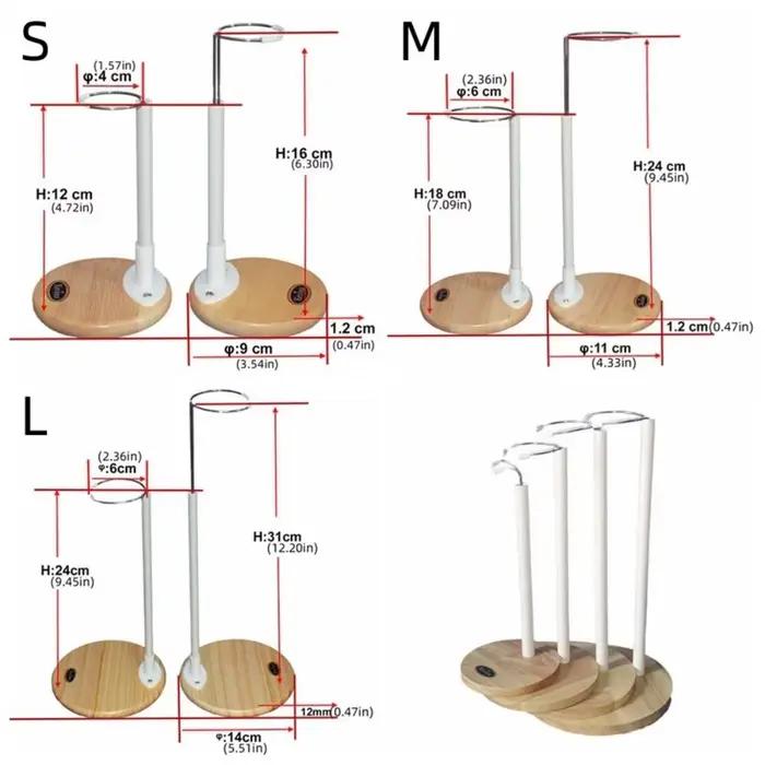 Supports de poupée à Base en bois