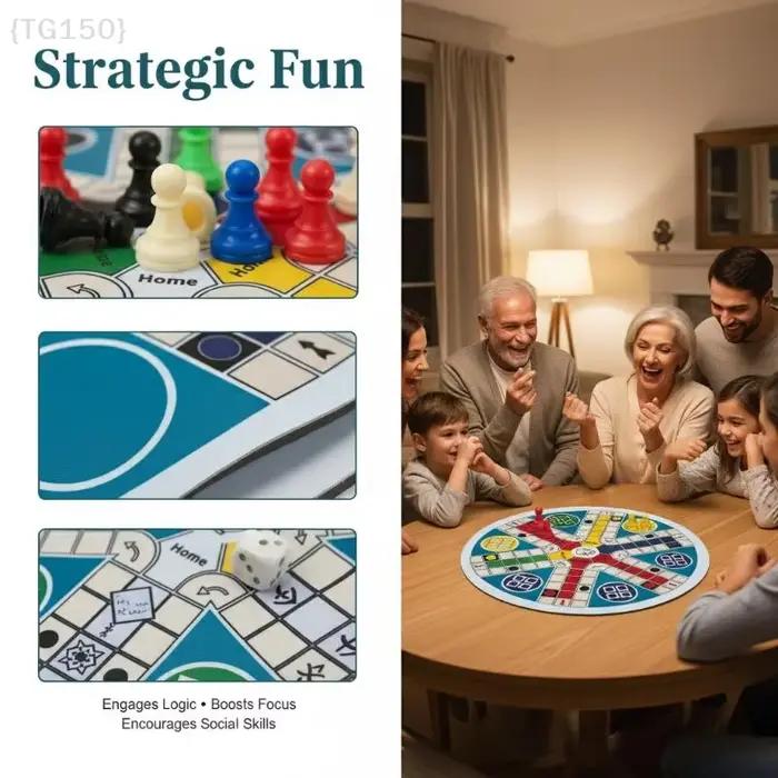 【TG150】 1 jeu de jeu d'échecs volant pour 2 à 6 joueurs, jeu de table interactif, jeu de fête amusant pour les réunions de famille, cadeau idéal