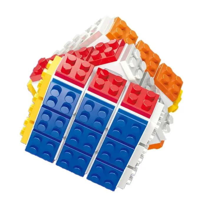 Cube de Puzzle 3x3x3 en Plastique Robuste - Jouet Éducatif Multicouleur pour Occasions Spéciales et Défis Logiques