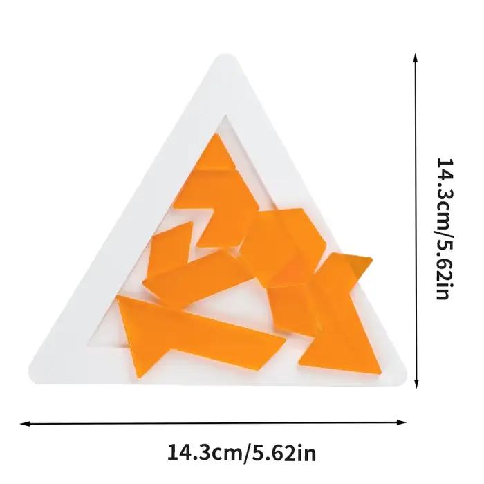 Puzzle en acrylique Wave 5 Oleo 10 26 Triangle 8 Number J, jeu de réflexion complexe, jouet éducatif