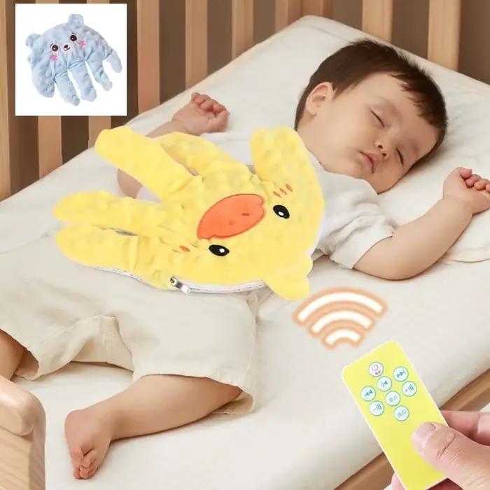 Compagnon de Sommeil Électrique Apaisant Pour Bébés 0-3 Ans Jouet Automatique Tapotement Oreiller Sucette Aidant Le Sommeil Enfant