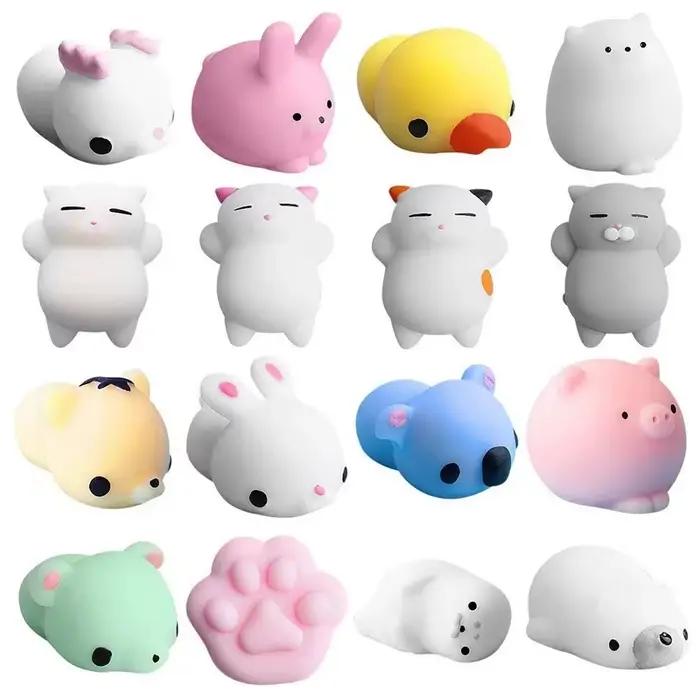 Mochi Squishy jouet animaux mignons Fidget presser jouets anti-Stress pour enfants cadeau drôle cadeaux de fête d'anniversaire prix de classe