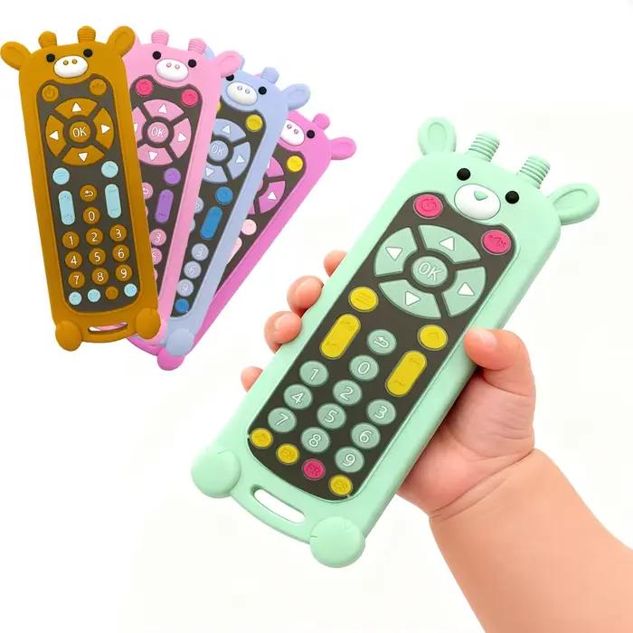 Jouet de dentition pour bébé: télécommande réaliste de dessin animé pour apaiser l'inconfort des gencives