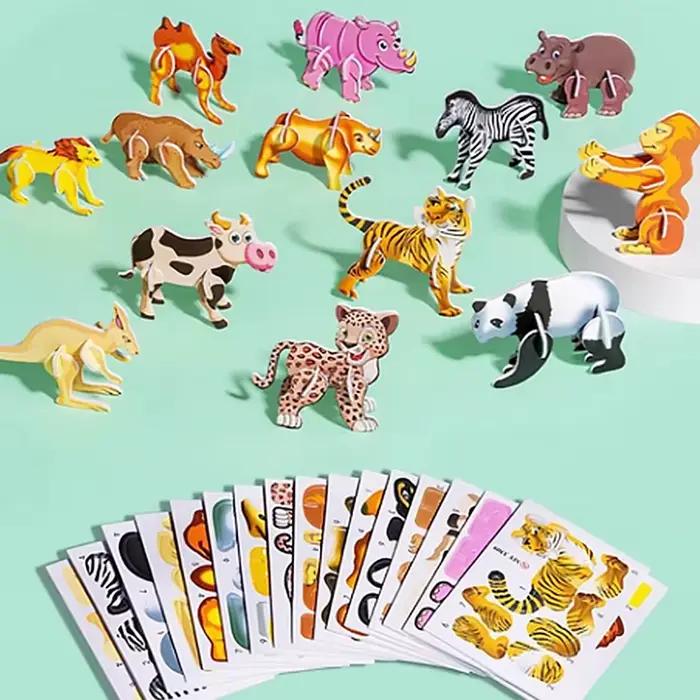 Puzzle 3D de dessin animé pour enfants