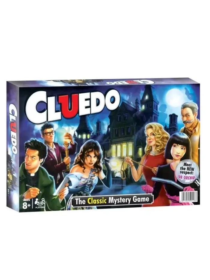 Jeu de société classique Cluedo avec cartes et plateau de jeu pour le plaisir en famille