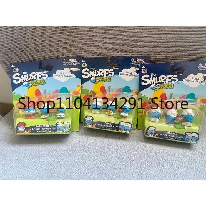 Figurine originale des Smurfs en forme de maison champignon