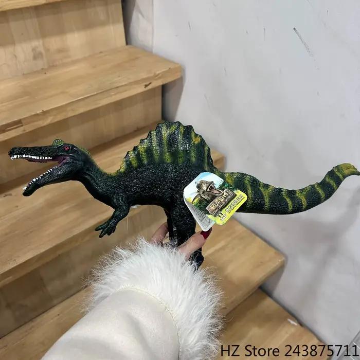 Jouets sonores Dinosaures Distortus Rex Aetonyx Mosasaurus Titanosaurus Spinosaurus Mutadons pour garçons et filles modèles animaux mécaniques caoutchouc souple plastique occidentale animation Blanc Gris Orange Rouge Noir Vert