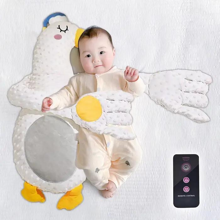 Coussin de Sommeil Électrique pour Bébé avec Télécommande, Jouet Apaisant Anti-Surprise pour Tout-Pe
