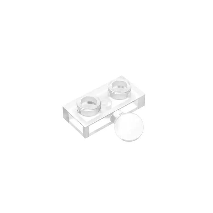 Plaque Gobricks GDS-849, modifiée 1x2 avec boule de remorquage sur le côté compatible avec lego 1441