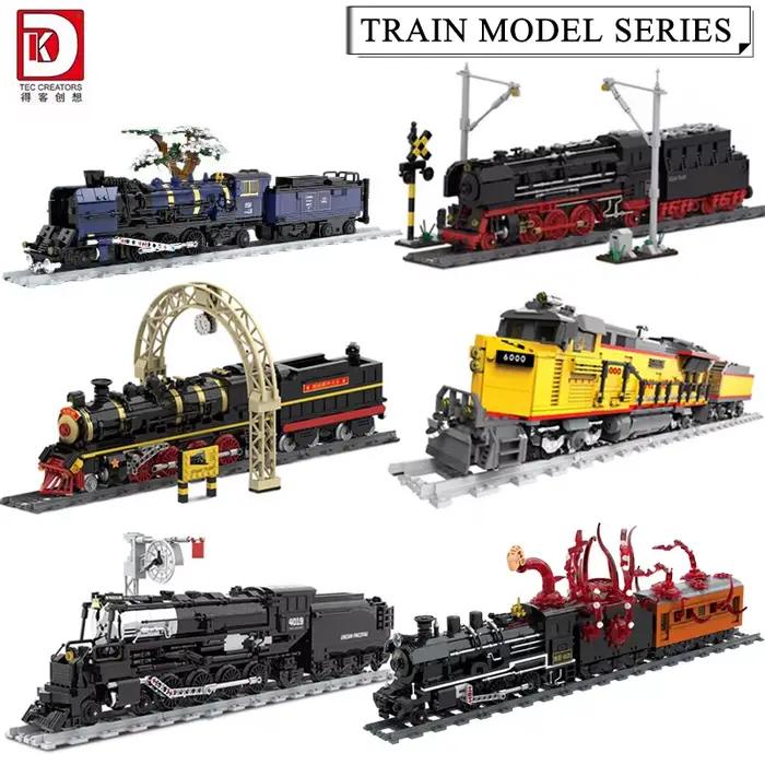 MOC City Train ensemble de construction modèles Machine Locomotive puissance fonction technique blocs