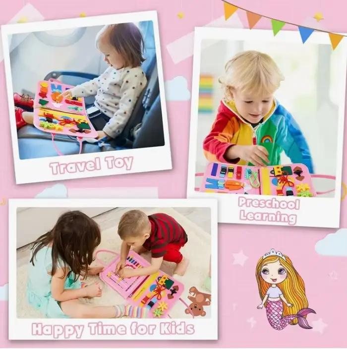 Planche occupée Montessori pour tout-petits