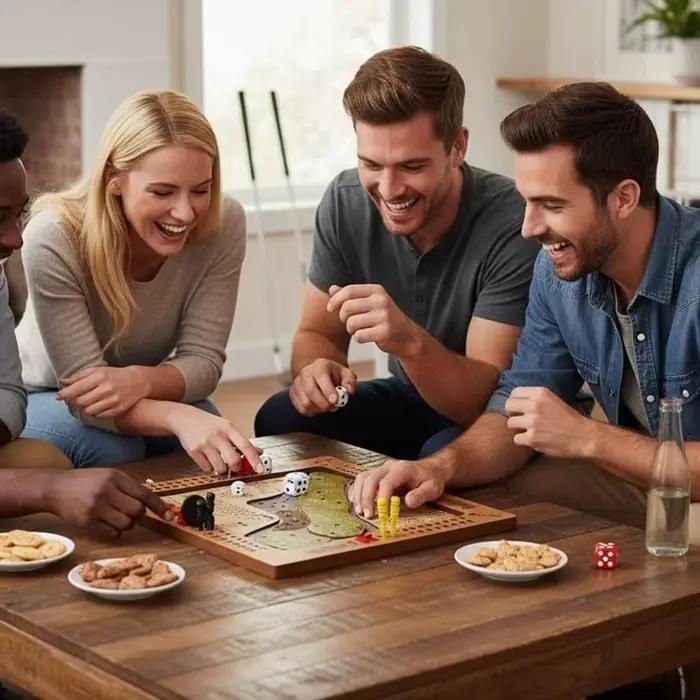 Jeu de dés de Golf en Bois Jouet de Golf Stimulant Jeu de Fête Pour Adultes Parties Familiales Occasions Spéciales