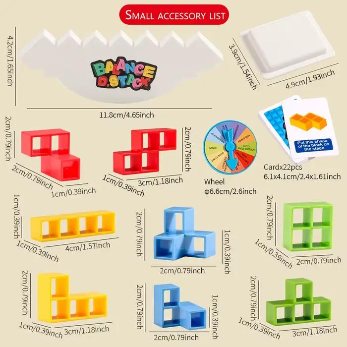 Jeu d'empilage amusant pour enfants et adultes