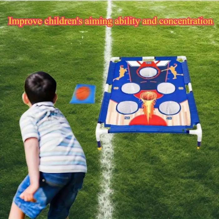 Jeu de lancer de sacs de sable portable pour enfants et adultes jeu tactique manuel pour garçons filles occasions spéciales intérieur extérieur