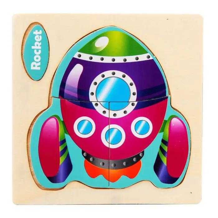 Puzzle animal en bois 3D