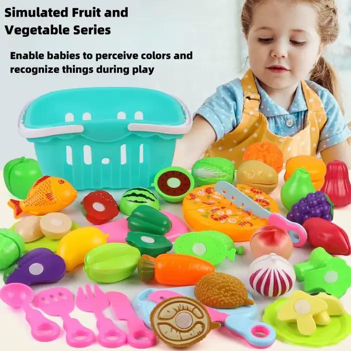 25 pièces ensemble bricolage fruits coupe musique jouet Simulation légumes fruits et légumes jouet p