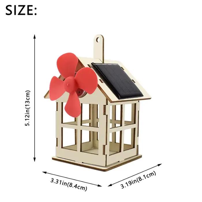 Jouet solaire pour garçon moulin à vent Science bricolage physique Kit éducatif pour enfant modèle 2