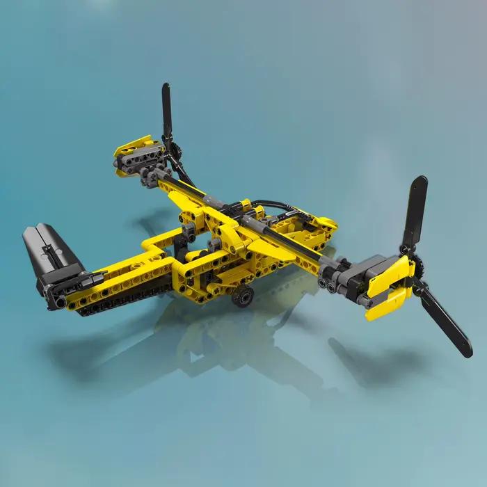 Kit de construction Mould King 24051 Mini modèle d'avion 279 pièces pour passionnés de modélisme aéronautique et amoureux des défis créatifs occaions spéciales comme Noël