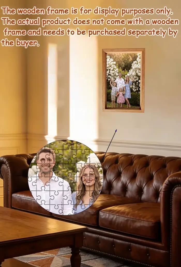 Puzzle personnalisé en bois de haute qualité avec photo personnalisable pour collection de souvenirs originaux occasions spéciales