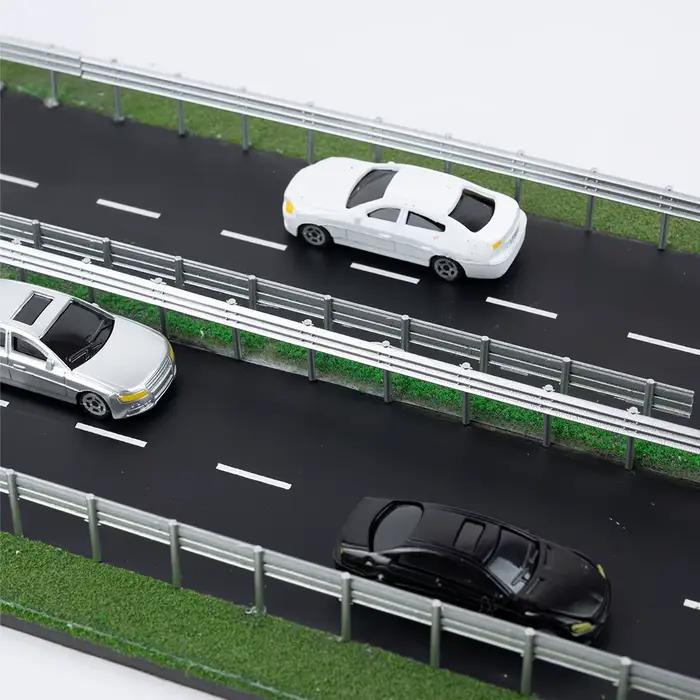 Simulation de garde-corps d'autoroute fait à la main