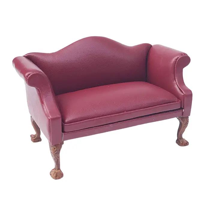 Accessoire de chaise de canapé de fauteuil de maison de poupée réaliste moderne à l'échelle 1/12