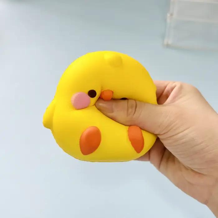 Jouet sensoriel anti-stress en forme de lapin mignon, jouet à presser doux à rebond lent, jouet de décompression amusant