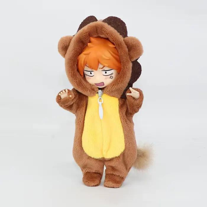 Nouveau OB11 vêtements mignon Animal en peluche Onesie ange pyjamas Homewear pour Ob11,obitsu 11,mol