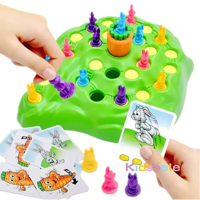 Jeu de course de piège compétitif lapin éducatif drôle puzzle amusant jeu de société de bureau pour parent-enfant occasions spéciales