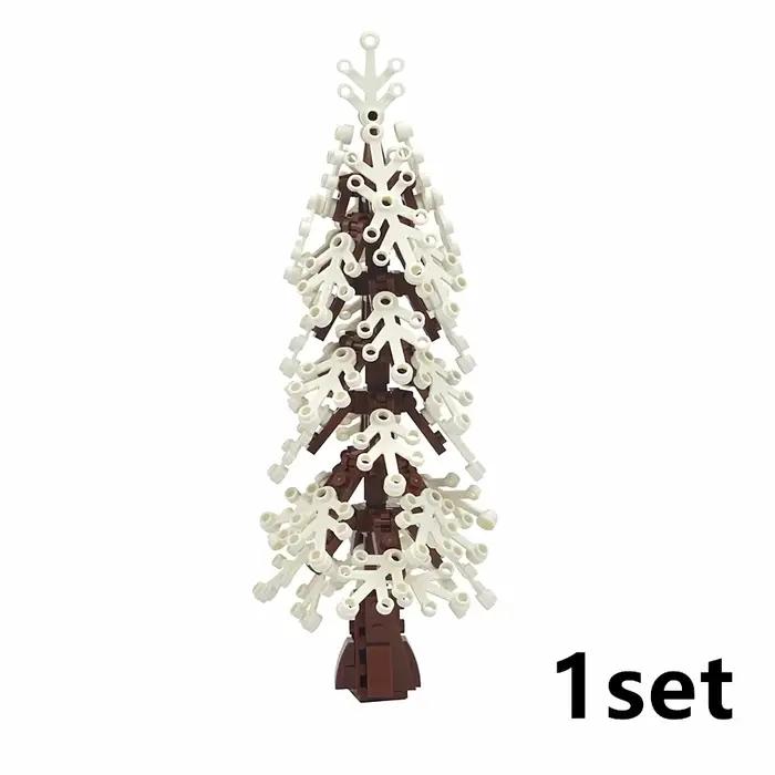 Arbres de ville blocs de construction de cèdre séquoia bloc jouet arbre de noël pour enfants cadeaux Compatible classique brique Juguetes enfants jouets