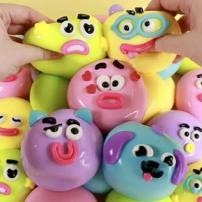 Nouveauté 2026 Smushers Squishy, Jouet Squishy Curiosities Dog Face Swap, Jouet à presser mignon, doux, malléable, à remontée lente, sensoriel et relaxant