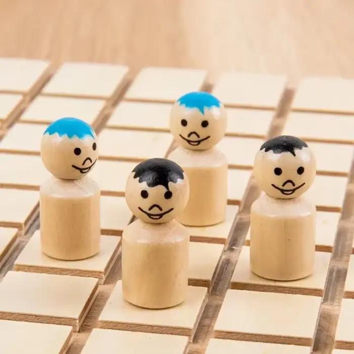 Jeu de société Puzzle jouets deux personnes drôle jeu d'interaction Parent-enfant Chase et Intercept bataille pensée logique jouet Montessori