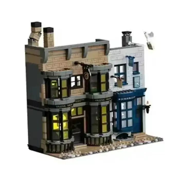 Nouveau modèle de puzzle de la série de films classiques Diagon Alley, 5544 pièces, compatible avec les pièces, idéal pour les cadeaux d'anniversaire et de fêtes.