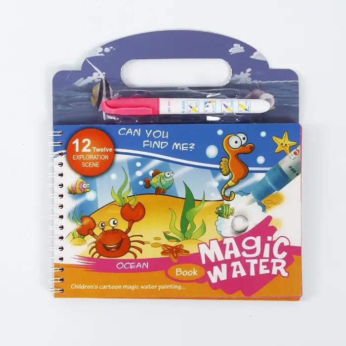 Livre de peinture à l'eau magique
