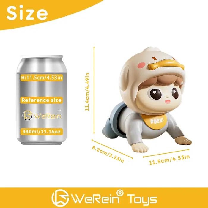 Jouet musical éducatif poupée rampante pour nourrissons et tout-petits temps de jeu éveil inclusion garçons filles occasions spéciales