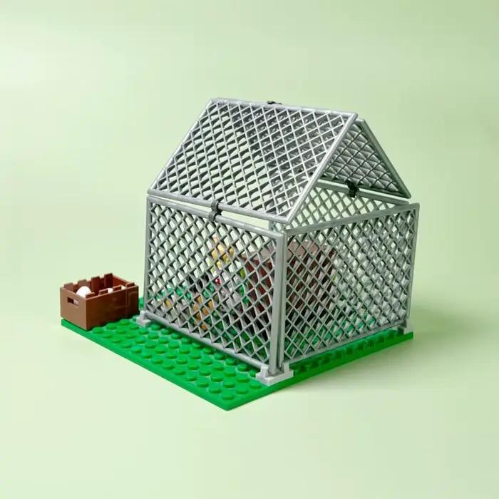 Blocs de construction en bois animaux ville ferme poulailler jouets éducatifs pour enfants garçons filles constructions amusantes occasions spéciales