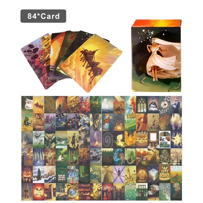 84 mini cartes à jouer pour raconter des histoires, jeu de société éducatif de haute qualité pour en