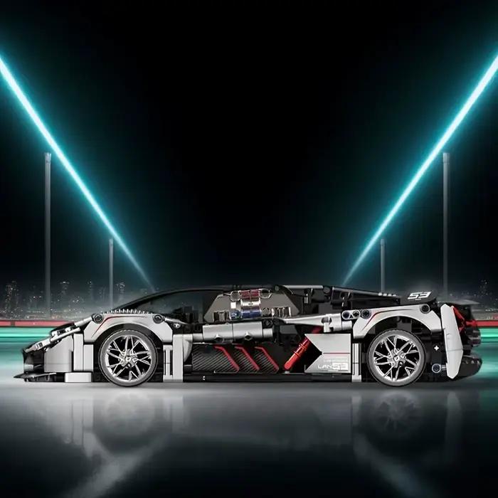 Ensemble de blocs de construction de voiture de sport 1:14