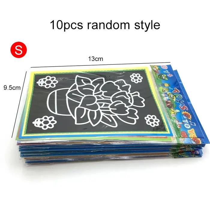 Jouets de peinture à gratter pour enfants