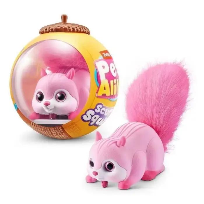 Nouvelle Poupée Surprise ZURU en Promotion : Jouet Sonore Interactif pour Animaux de Compagnie (Écureuil