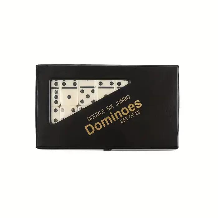 28 pièces Double Six dominos ensemble divertissement loisirs voyage amusant jeu de Table Domino jouet enfants Puzzle