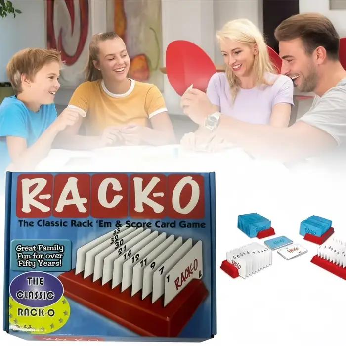 Jeu de table rétro Classic Rack design vintage pour réunions de famille et fêtes de fin d'année cadeau pour adultes occasions spéciales parties sociales