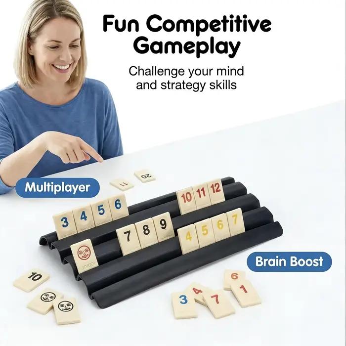Jeu de société numérique support blocs numériques stratégique 2-4 joueurs occasions familiales amicales et cadeaux