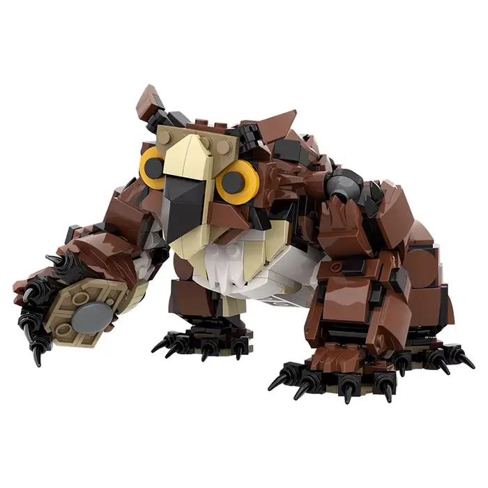 Kit de Construction Blocs de Plastique pour Créations Uniques et Animales Fantaisistes à Offrir pour Occasions Spéciales