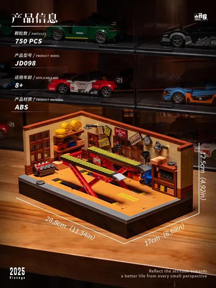 MOC City – blocs de Construction de Garage Vintage