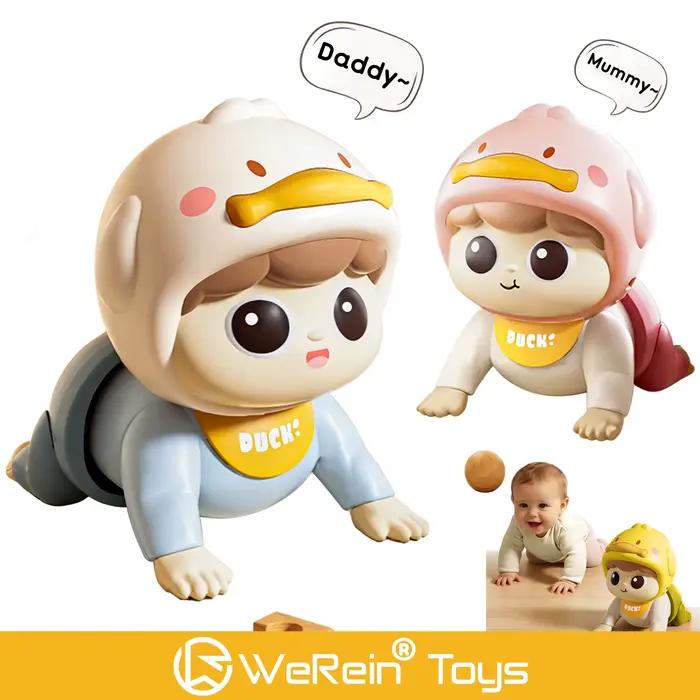 Jouet musical éducatif poupée rampante pour nourrissons et tout-petits temps de jeu éveil inclusion garçons filles occasions spéciales