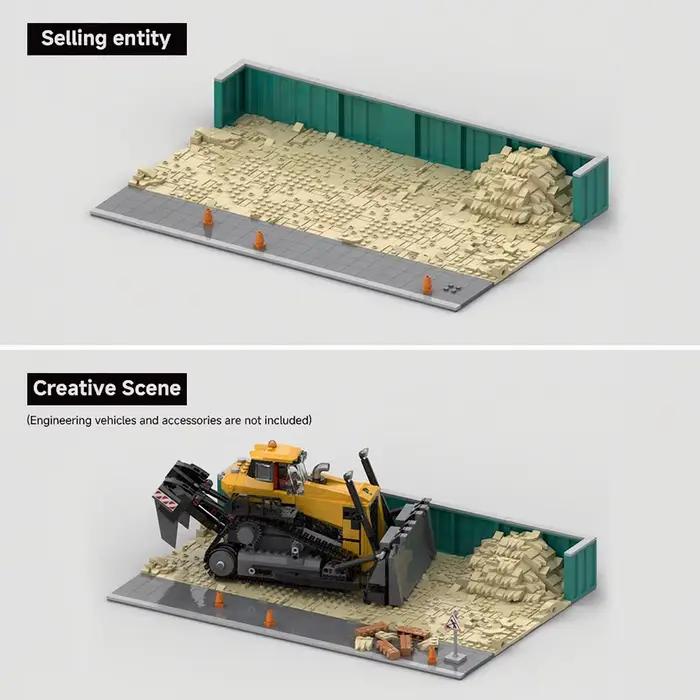 Modèle de Construction Ingénierie Modulaire Blocs de Construction Bricolage Assemblage Jouet pour Enfants Cadeau Occasions Spéciales