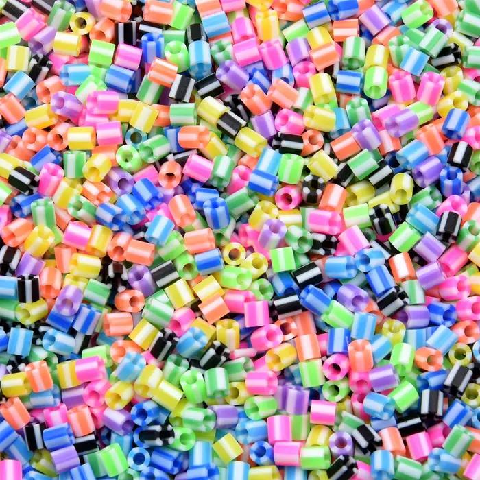 Nouvelles couleurs 1000 pièces/paquet 5mm Hama perles Puzzle jouets éducatifs Juguetes 3D Puzzles Pu