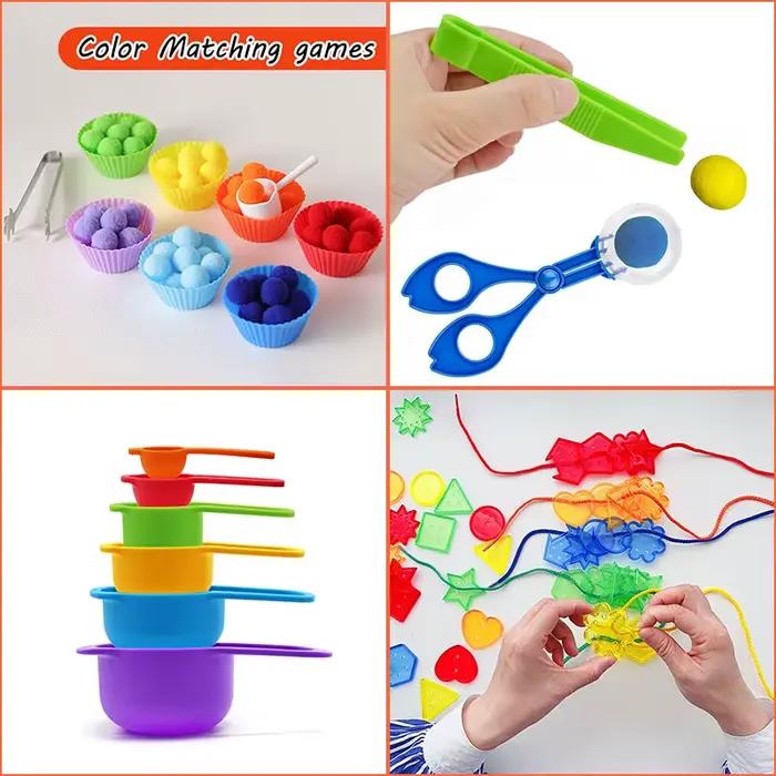 Jouets d'entraînement à la motricité Fine Montessori
